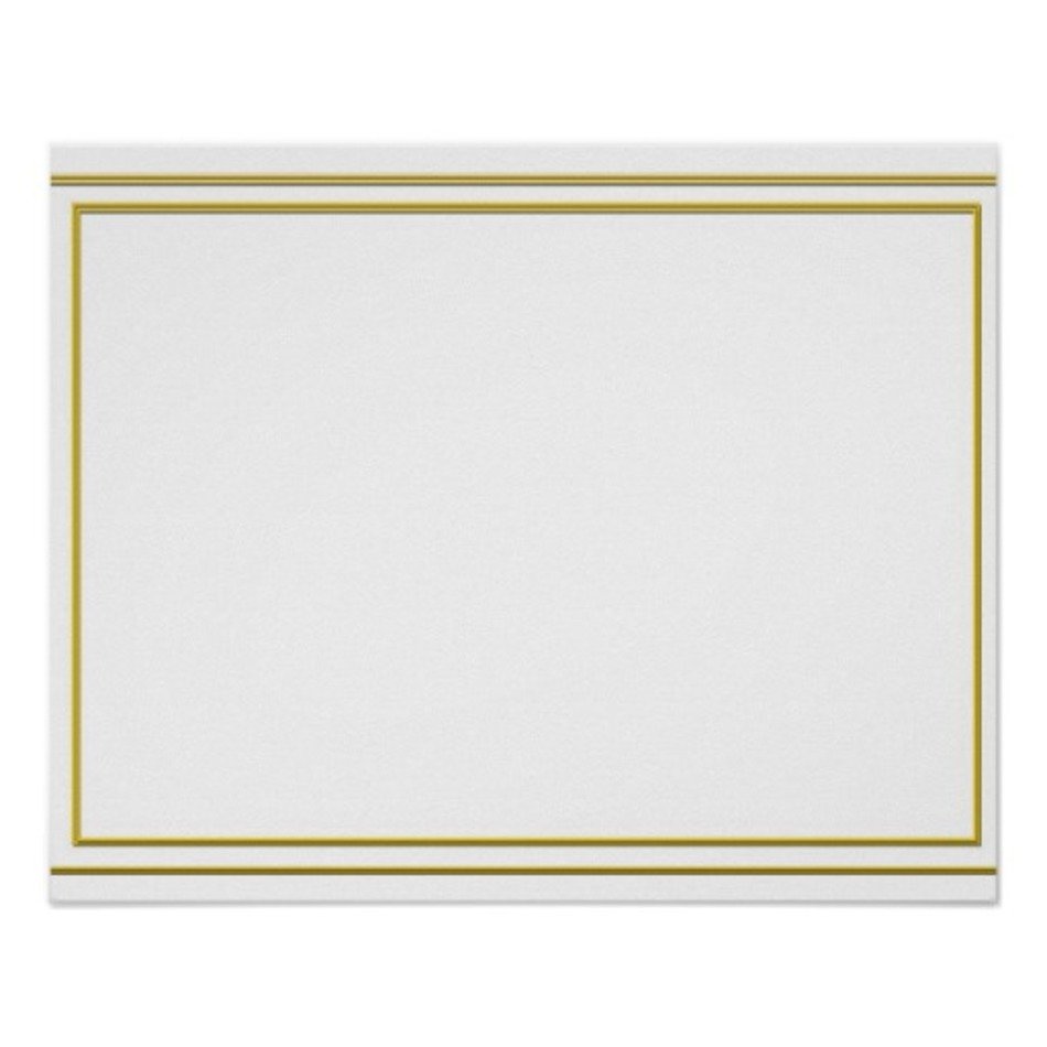 Gold Border Template free image download