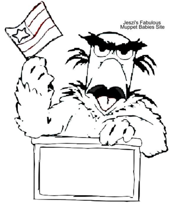 Sam The Dog Colouring Pages drawing