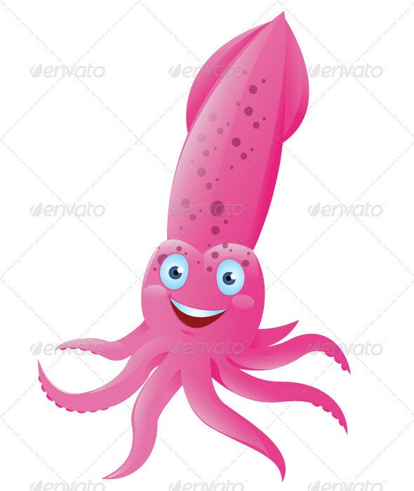 Pink Octopus 7813458 Stock Vector Characters Animals