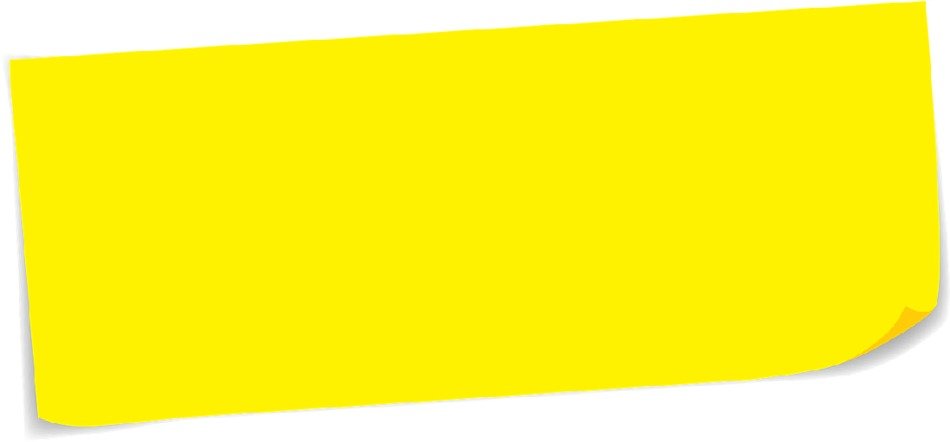 Post yellow drawing
