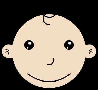 Baby Face Clip Art N6