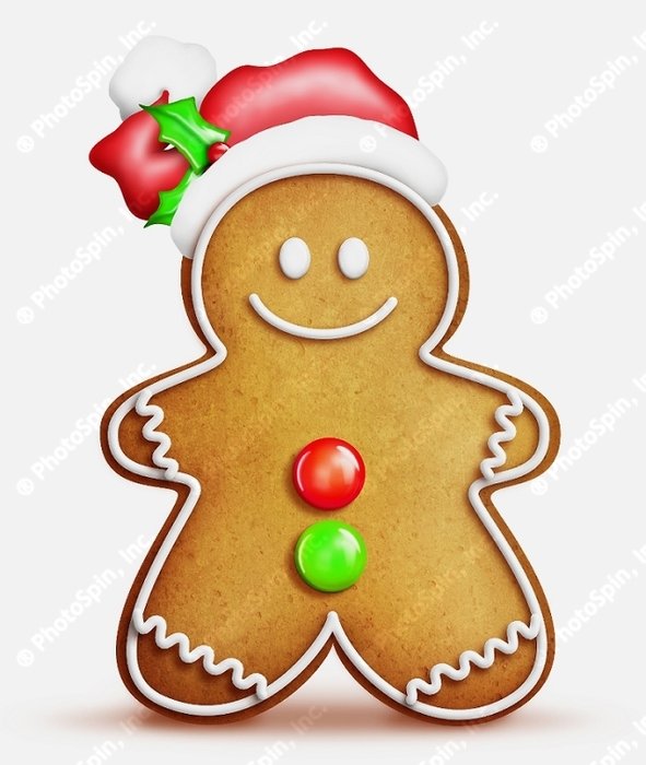 Cartoon Gingerbread Man N4