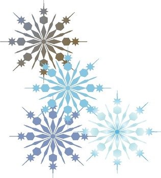 Snowflake Border Clip Art N11