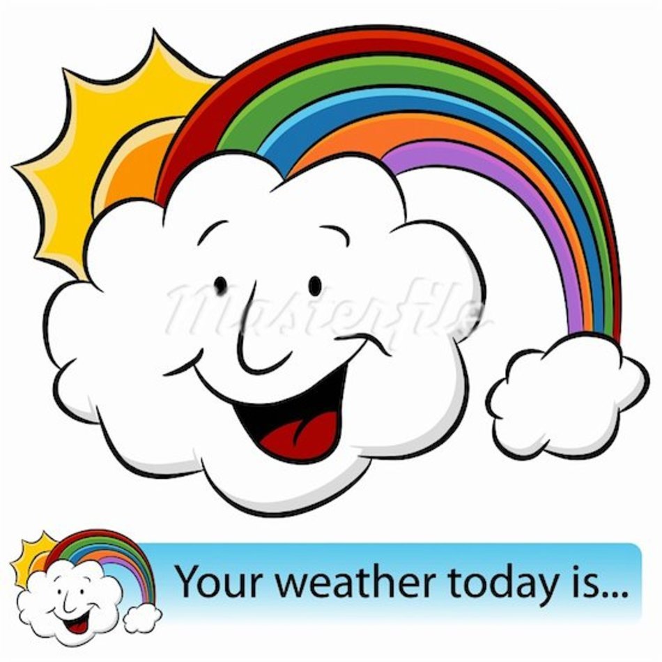 Rainbow And Sun Clip Art N13