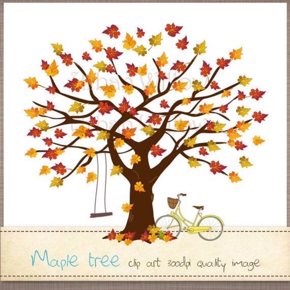 Fall Tree Clip Art N64