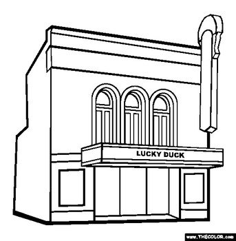 Movie Theater Coloring Pages