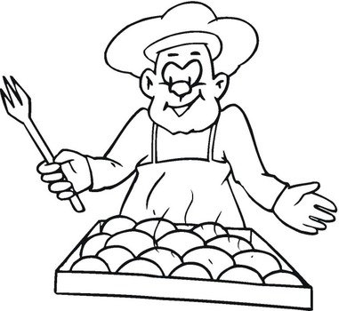 Cooking Coloring Pages N2