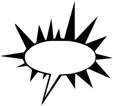 Comic Speech Bubble Burst
