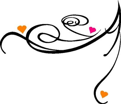Decorative Swirl Clip Art N20