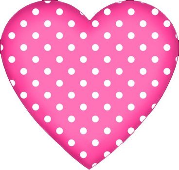 Pink Polka Dot Heart Clip Art Free N2