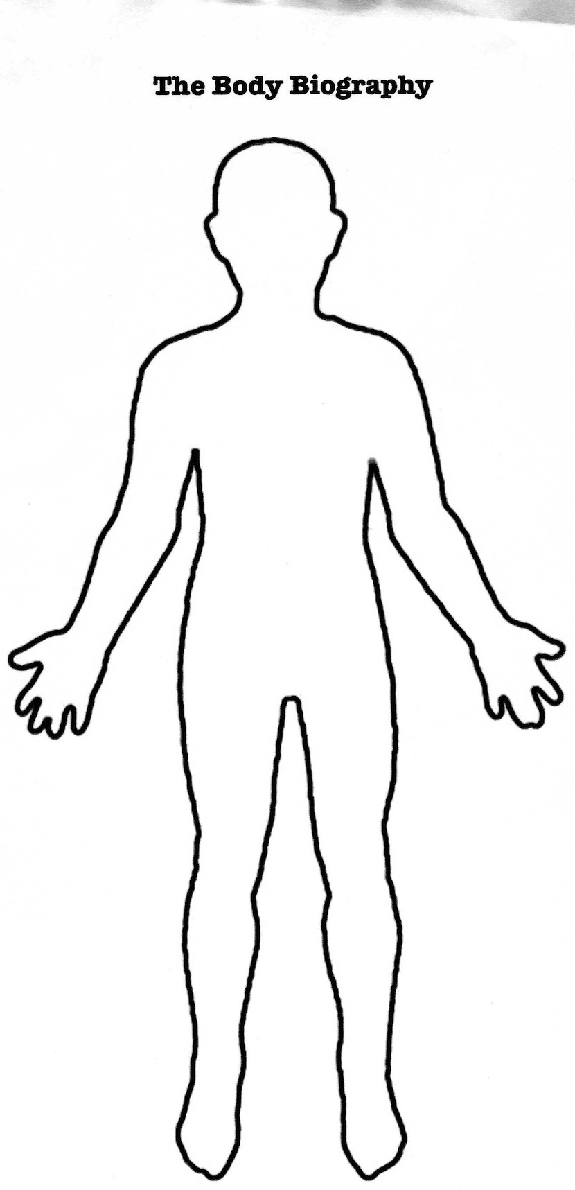 Illustration Of Human Body Outline Free Image Download