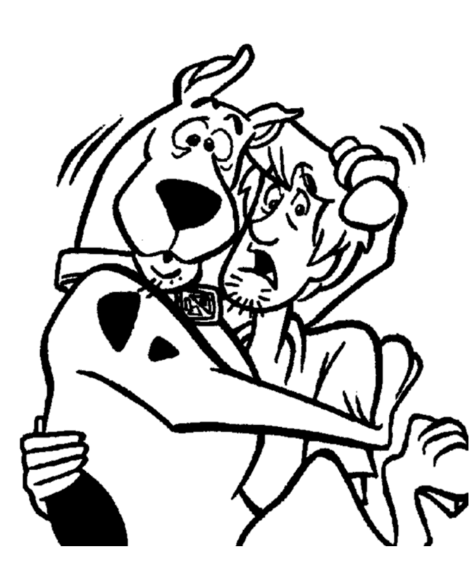 Shaggy And Scooby Doo drawing free image download