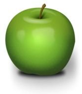 Beautiful Green Apple Clipart