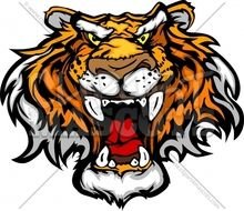 Tiger Mascot Clip Art N42