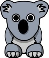 Koala Bear Clip Art N19