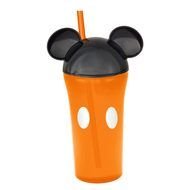Mickey Mouse hides in Tumbler With Straw, drawing