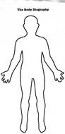 Ä°llustration of Human Body Outline