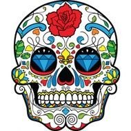 DIA De Los Muertos Skulls N2