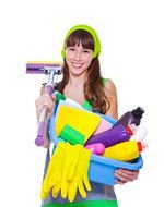 clipart of Cleaning Lady