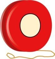 red white yo yo