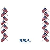 American Flag Border Clip Art N10