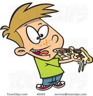 Cartoons Eating Pizza N3