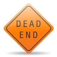 Dead End Sign drawing