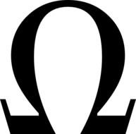 Greek Omega Symbol N2