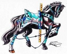 picture of a horse in armor