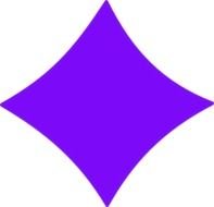 Purple Diamond Clip Art N5