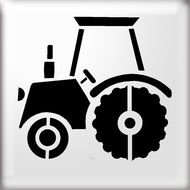 Tractor Silhouette