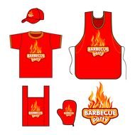 BBQ Cartoon Logos