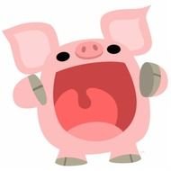 Cute Cartoon Pigs N9