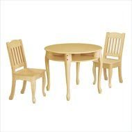 Round Table And Chair Set drawing