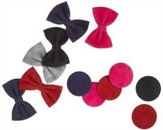 colorful Clip On Shoe Bows