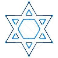 Blue Star Of David Clip Art