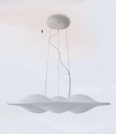 Circle Wave white drawing