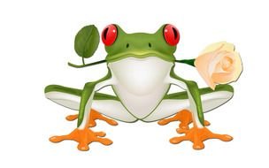 Free Cartoon Frog drawing