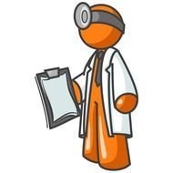 doctor as a 3d figure
