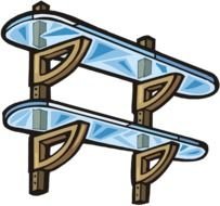 Bookshelf Clip Art N6