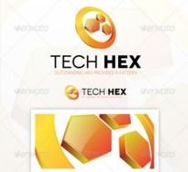 Hexa Tech Logo Abstract