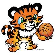 Tiger Basketball Clip Art N12
