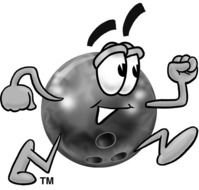 Bowling Ball as a graphic illustration