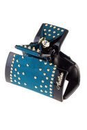STUDDED RIBBON HAIR CLIP