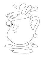 Jug Coloring Page N2