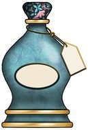 blue Perfume Clipart