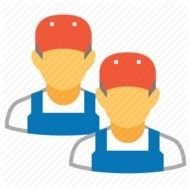 Construction Worker Hard Hat Icon