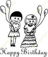 Name Birthday Description Girls With Balloon Keywords Parties Events