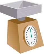 Kitchen Scale Clip Art N10