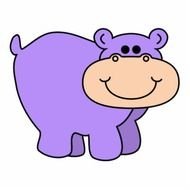 Cartoon Baby Hippo N4